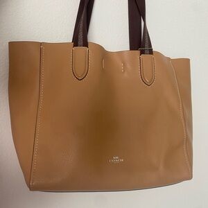 Coach Tan Leather Tote Bag